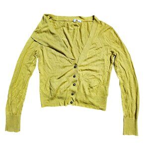 Moth Anthropologie Asymmetric Drape Knit Cardigan Sweater S Boho‎ Jawbreaker Y2K